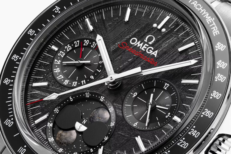 Omega atualiza o Speedmaster Moonphase com mostradores de meteorito e um novo movimento