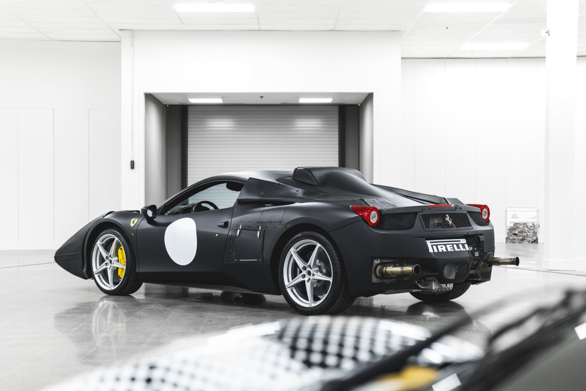 Este obscuro Ferrari 458 com uma história misteriosa e importante está pronta para o leilão