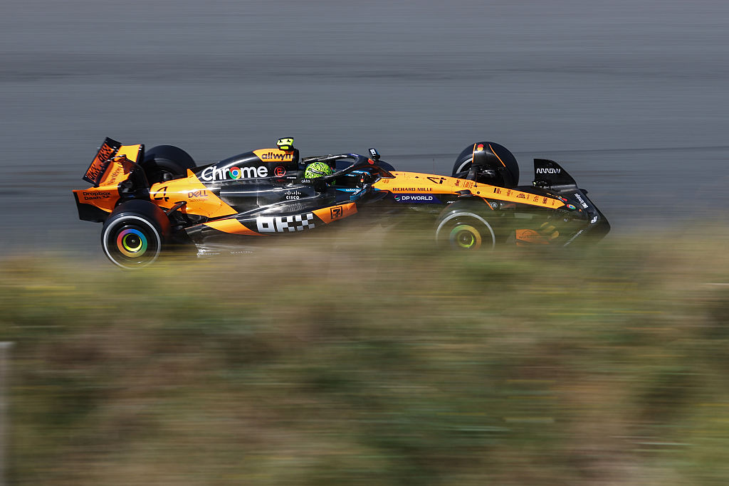 Com o ritmo empolgante, Norris completa a varredura de prática do GP holandês