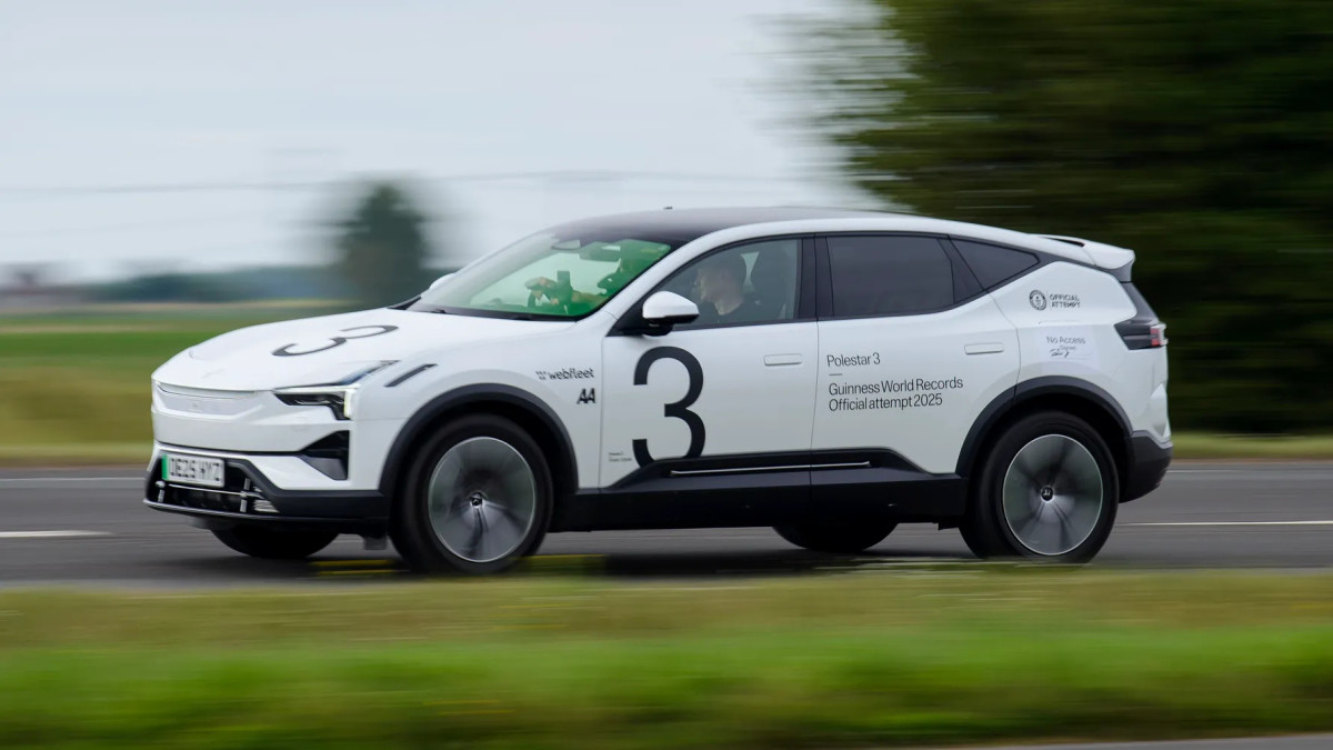 Polestar 3 estabelece o recorde mundial do Guinness com 581 milhas em uma carga