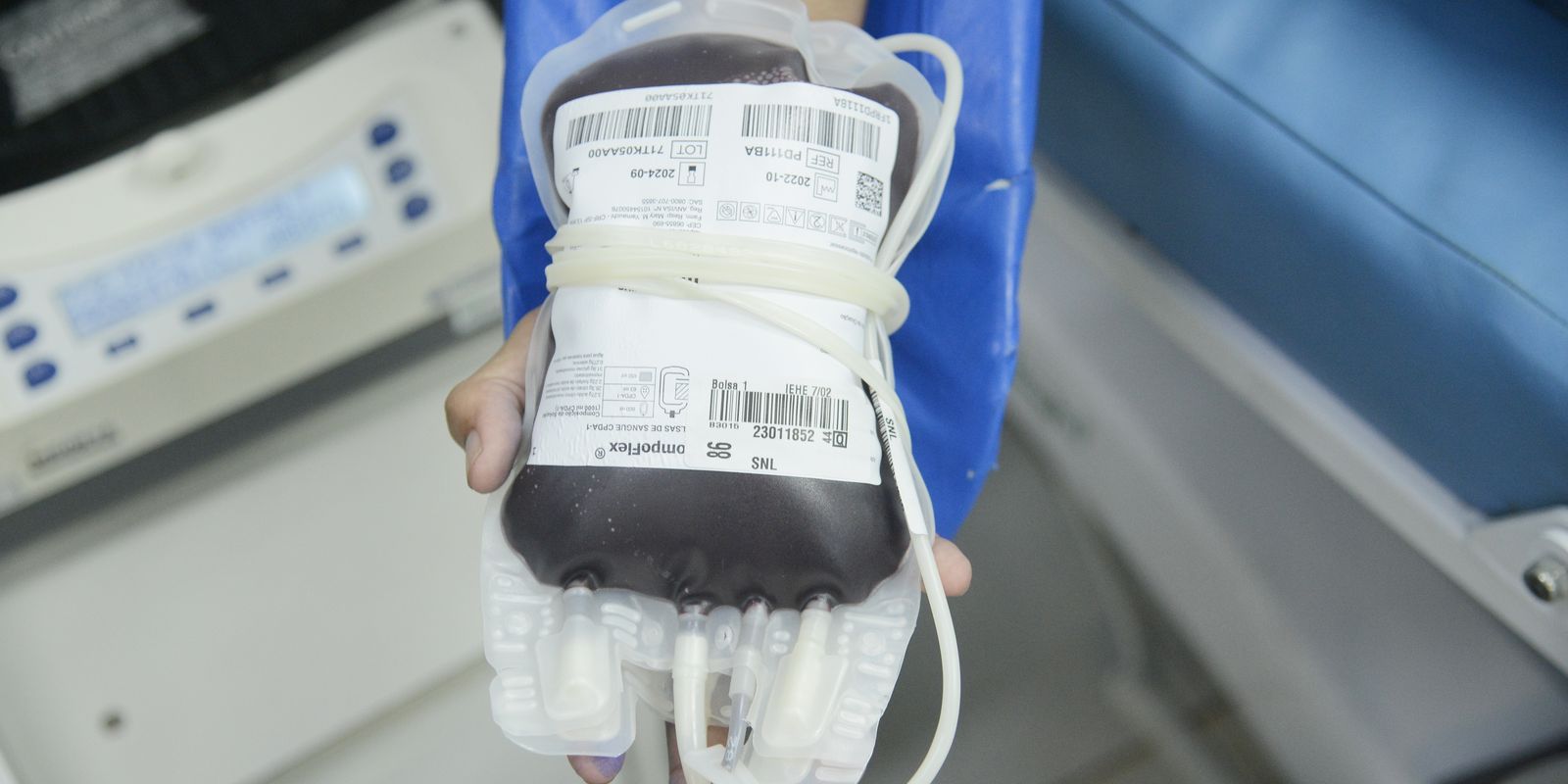 Estoque de sangue O negativo está crítico em hemocentro de Brasília