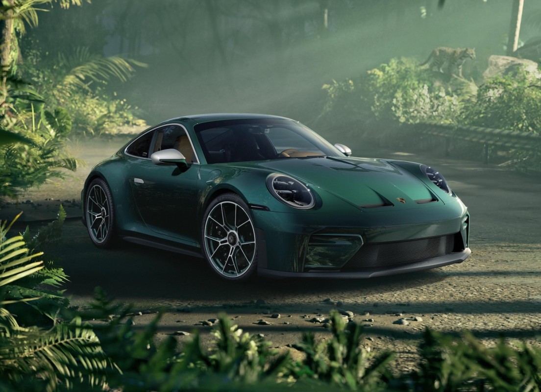A Porsche acaba de construir um 911 GT3 único inspirado na floresta amazônica