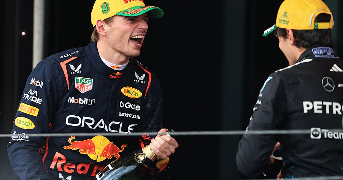 Verstappen não esperava um pódio no Brasil quando acordou na manhã de domingo