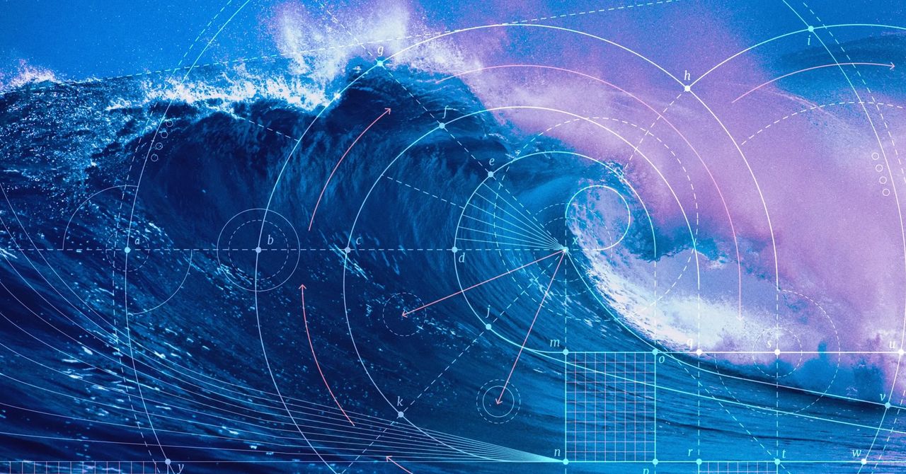 A matemática oculta das ondas do oceano