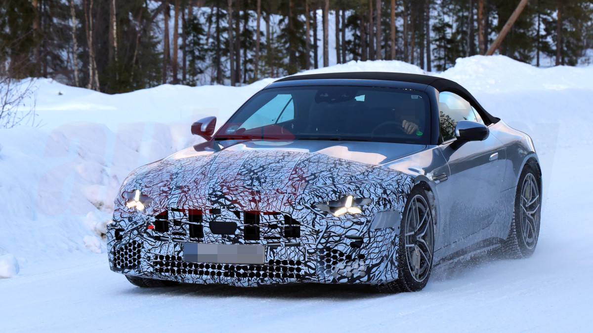 Mercedes-AMG e Mercedes-Maybach SL Roadsters espionados com novos visuais