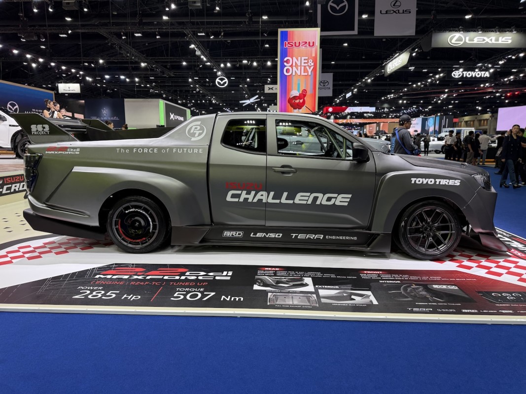 Isuzu construiu uma caminhonete que é basicamente um carro de corrida