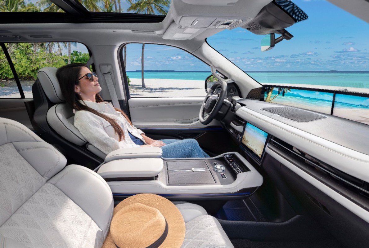 O novo tema tropical de Lincoln transforma seu SUV em um spa