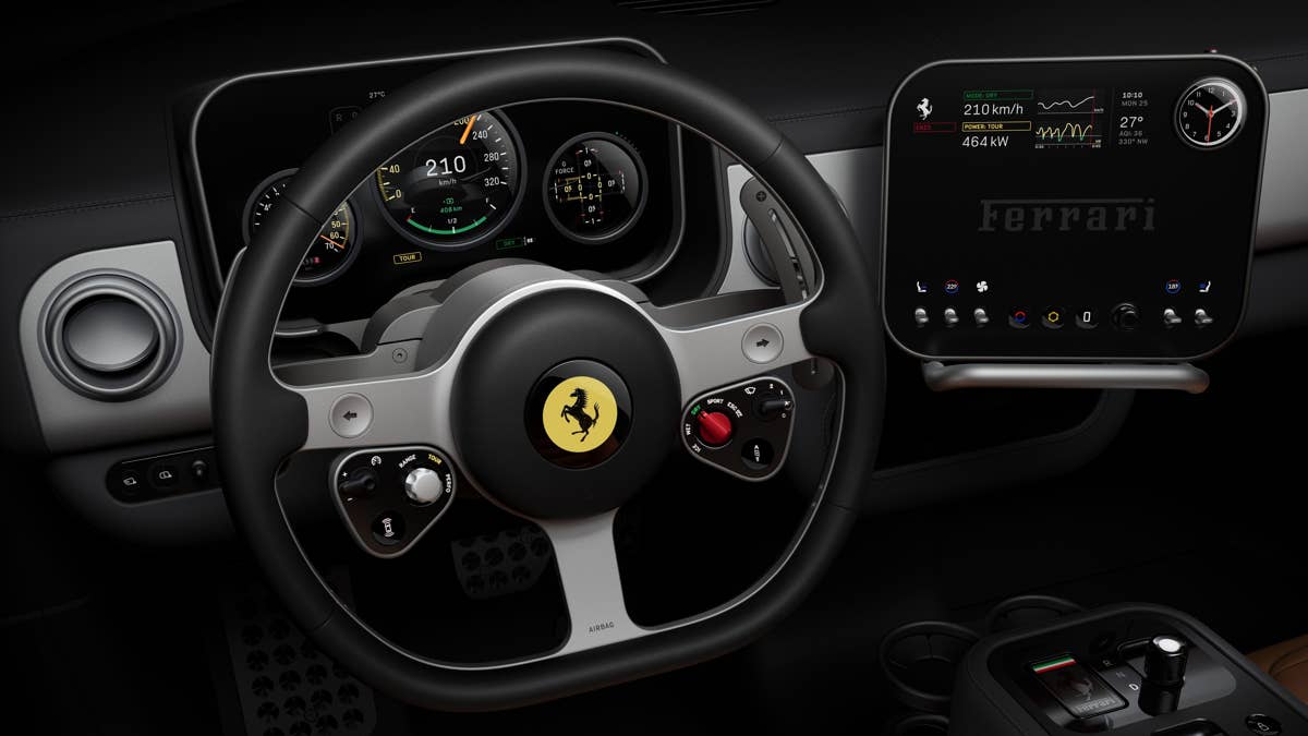 Novo vídeo mostra o que a Ferrari está realmente fazendo com seu interior EV