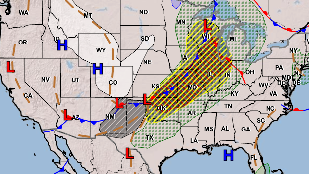 Aviso de mau tempo: tornados, granizo de 2 polegadas e rajadas de vento de 70 MPH comprometem os corredores I-35, I-29 e I-94