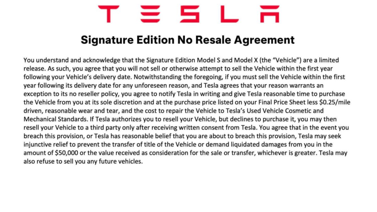 Tesla vai multar você em US$ 50 mil por lançar seus modelos finais S e X