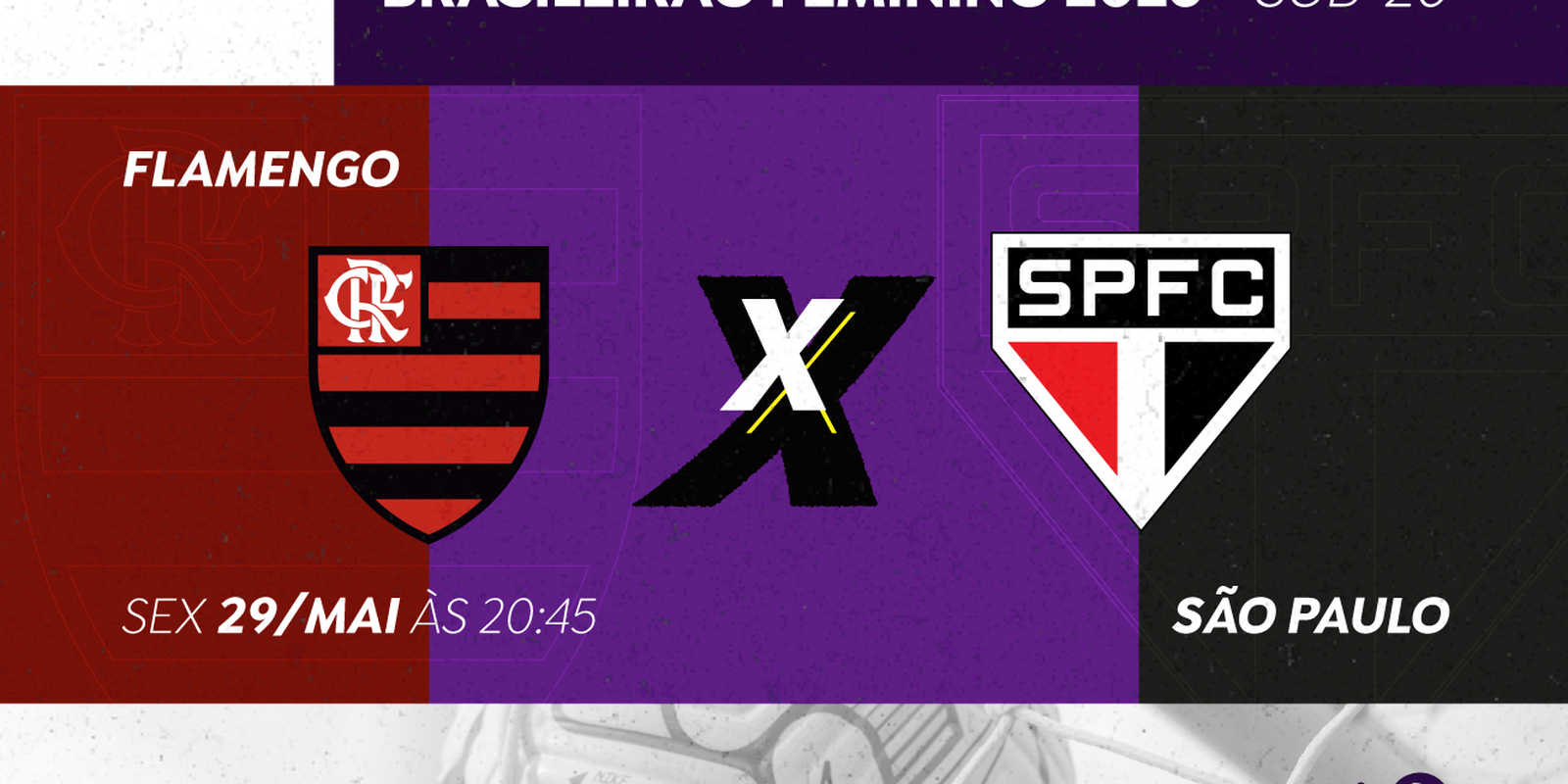 Brasileirão Feminino Sub-20: TV Brasil transmite Flamengo X São Paulo
