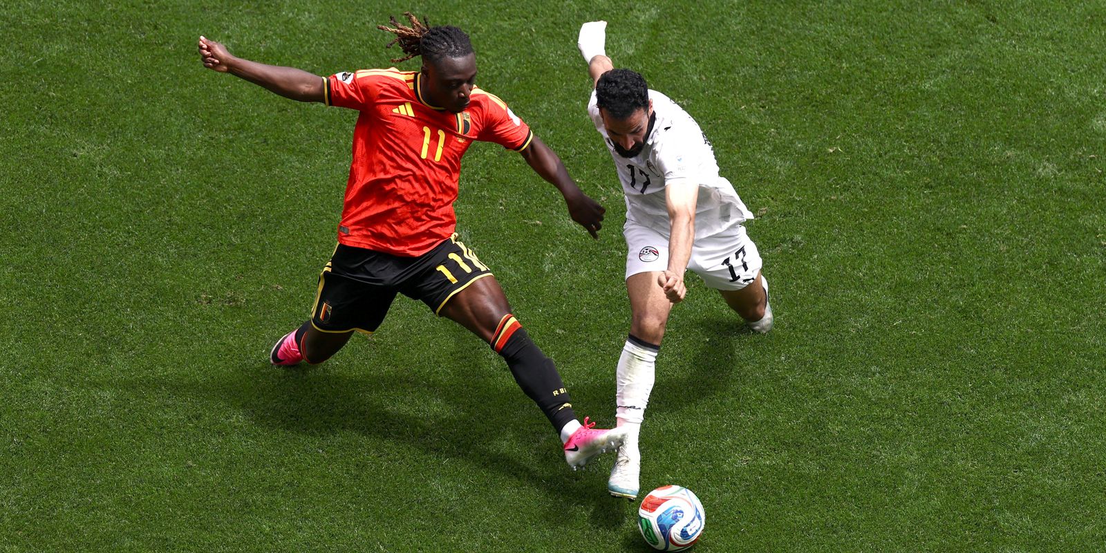 Bélgica e Egito ficam em 1 a 1 na abertura do grupo G da Copa do Mundo