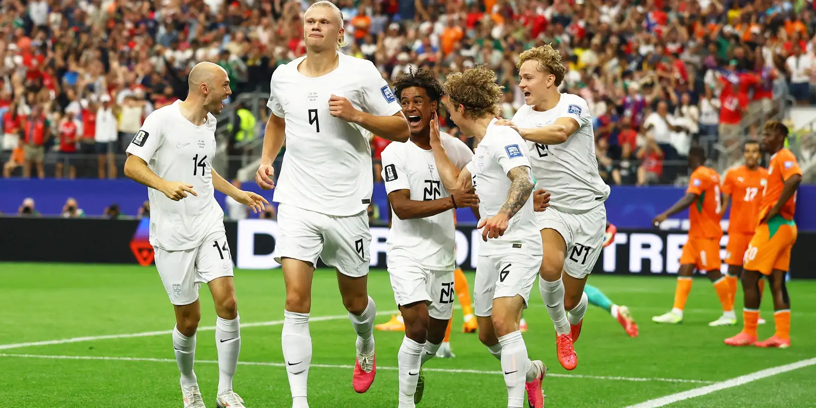 Haaland decide, Noruega vence Costa do Marfim e vai pegar o Brasil