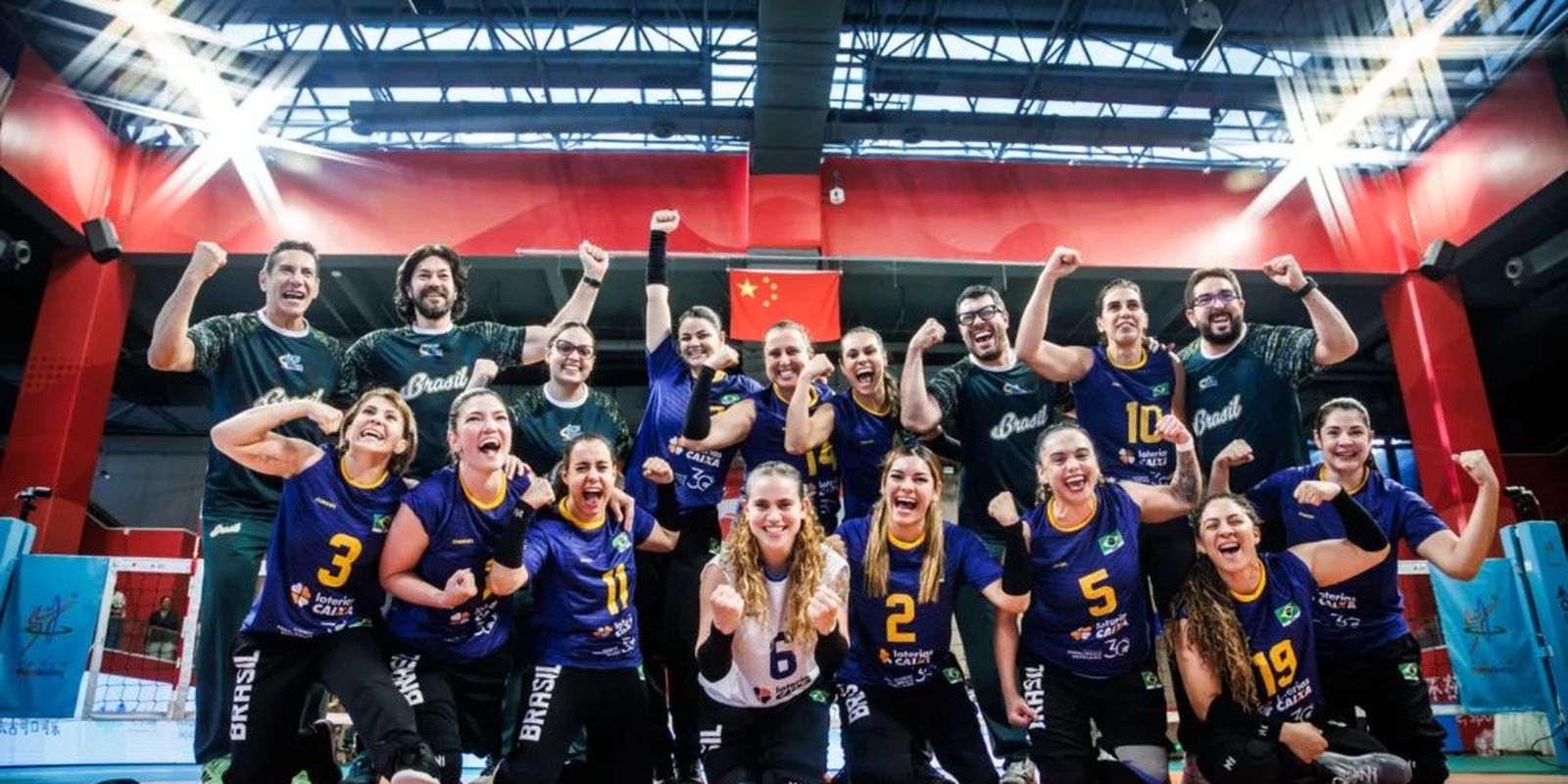 Brasil vence anfitriã China e vai à final do Mundial de vôlei sentado